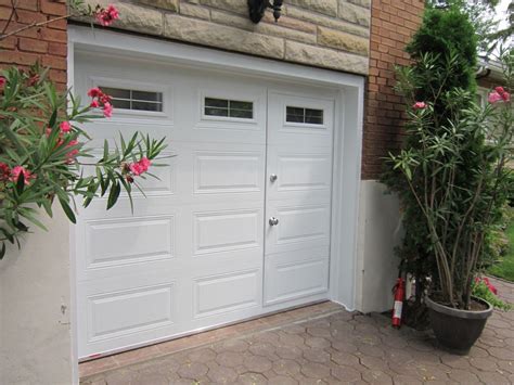 garage door with man doors